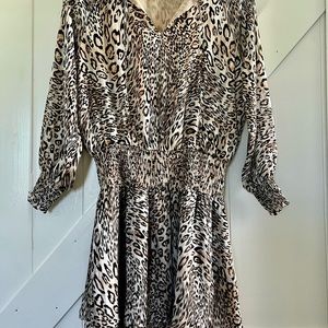 NWOT Veronica M Animal Print Dress/Tunic Sz M